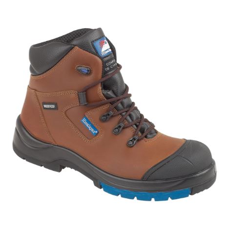 Himalayan 5161 Brown Non Metal Toe Capped Unisex Safety Boots, UK 10, EU 44