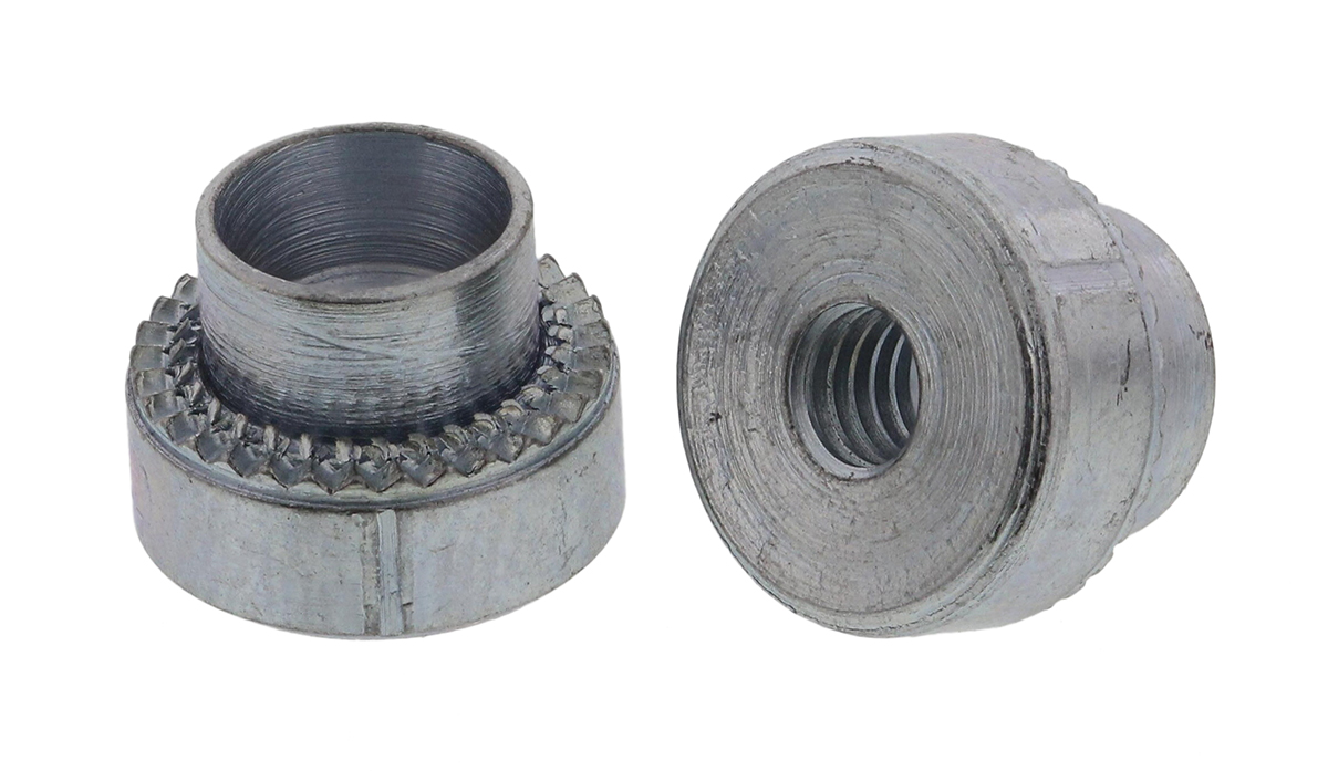 Hank Zinc plated & clear Passivated Steel Rivet Bush, M3