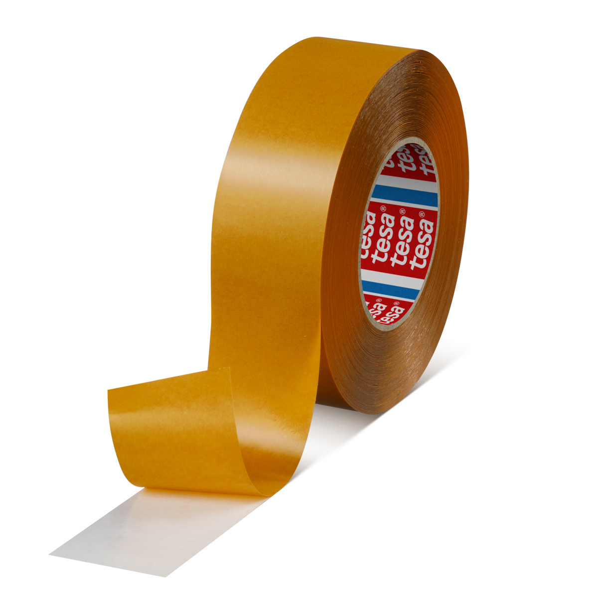 Tesa 51970-00025-00 51970 Transparent Double Sided Tape, 0.22 mm Thick, 17.5N/cm 50N/cm, Polypropylene Backing, 25mm x