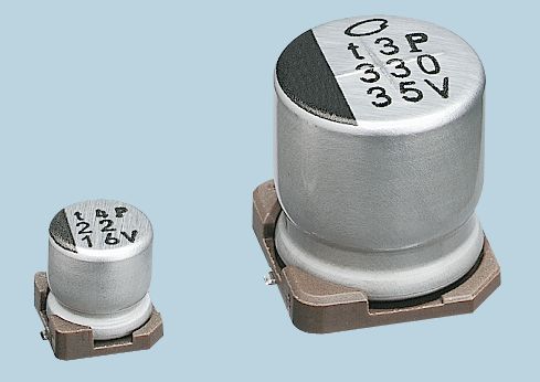Nichicon 22μF Aluminium Electrolytic Capacitor 16V dc, Surface Mount - UWX1C220MCL1GB