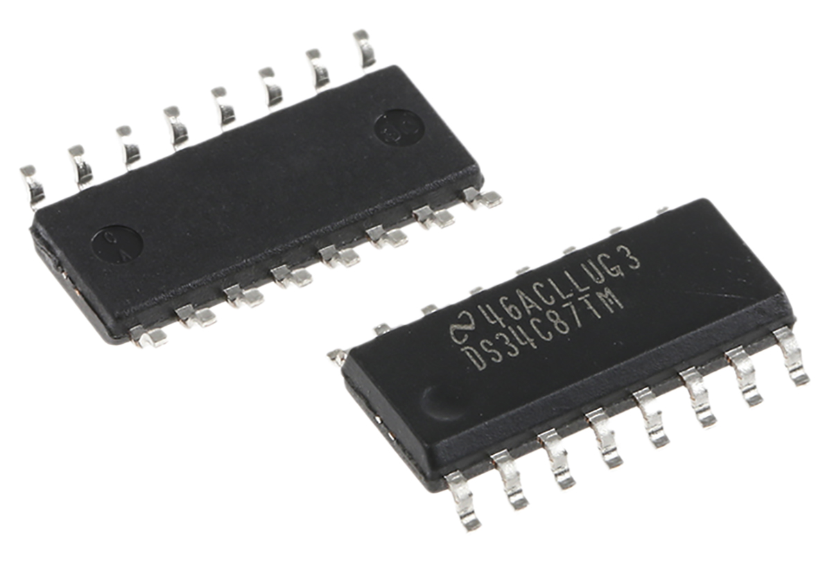Texas Instruments DS34C87TM/NOPB Line Transmitter, 16-Pin SOIC