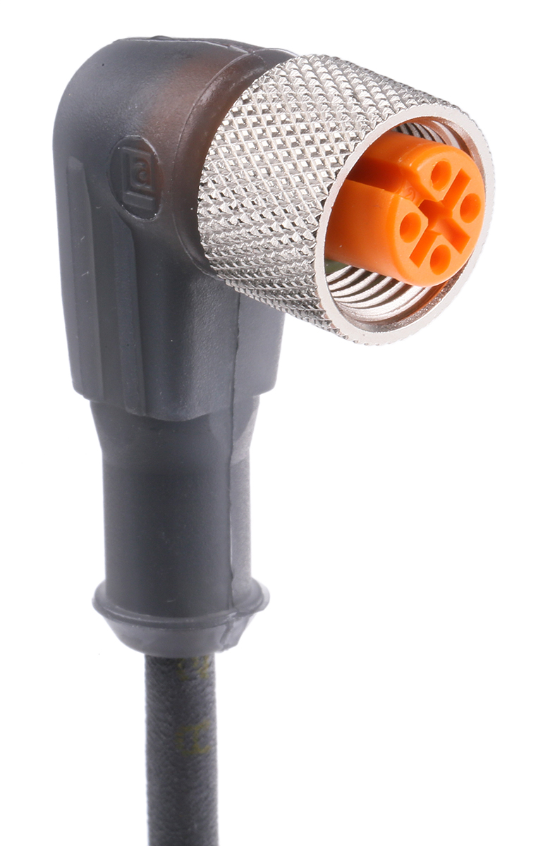 Lumberg Automation Right Angle Female 4 way M12 to Unterminated Sensor Actuator Cable, 5m
