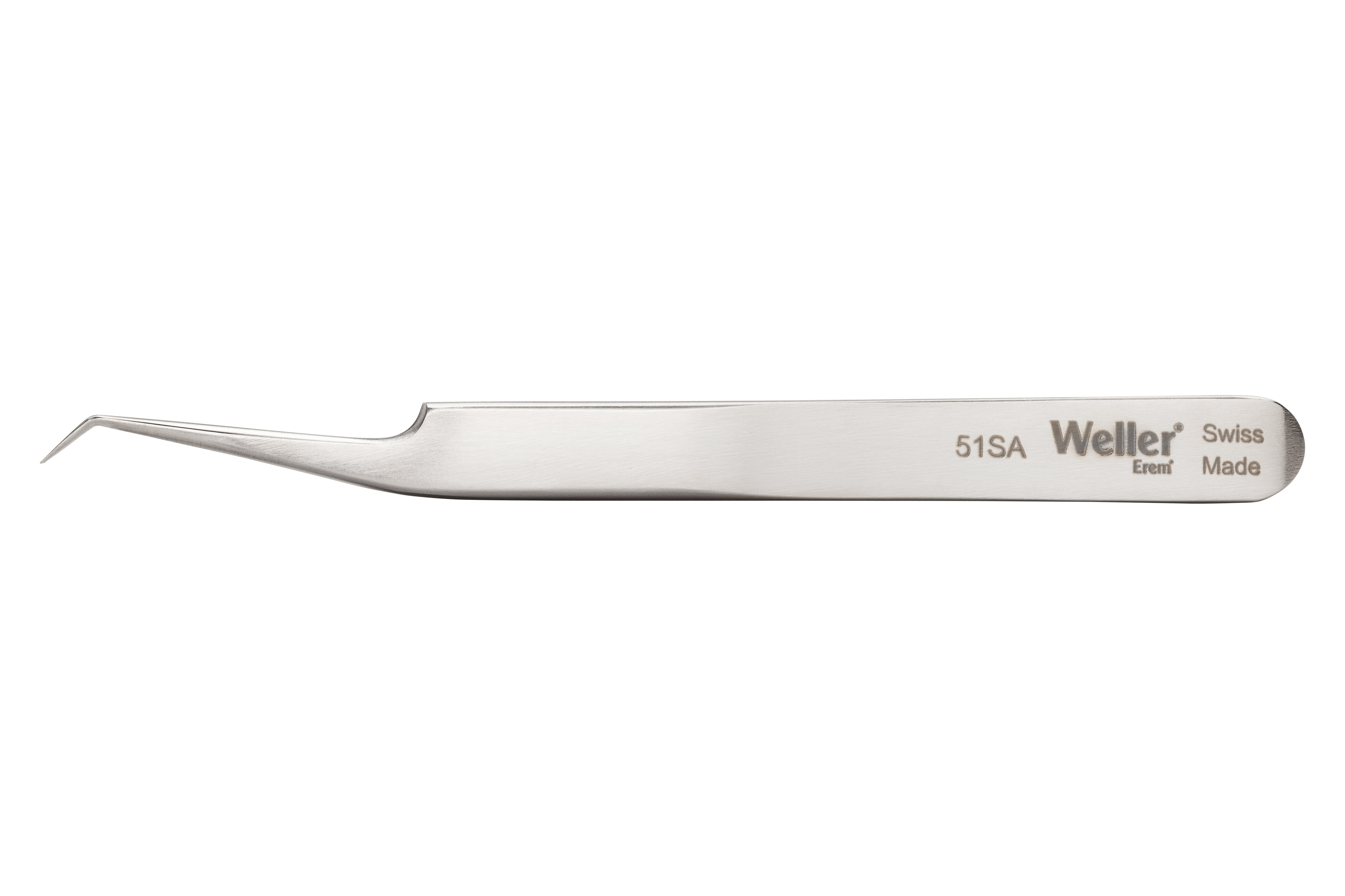 51sa Erem 115mm Stainless Steel Pointed ESD Safe Tweezer