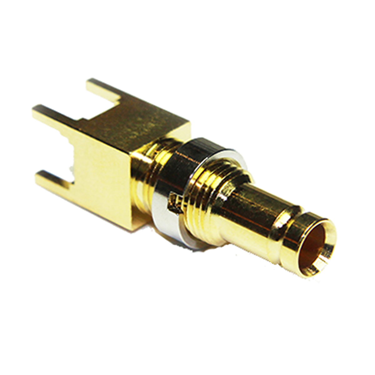 COAX Connectors PCB Female 1/2.3 Connector, 75 Ω, Straight Body Solder