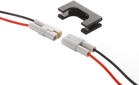 EDAC 2 Way Male to 2 Way Unterminated Wire to Board Cable, 1 m