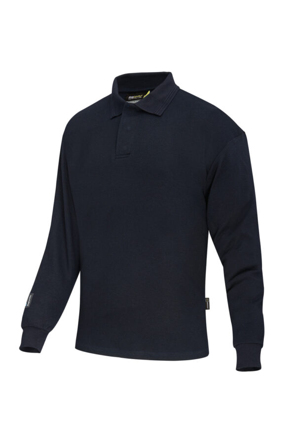 ProGARM 5200 Navy Fabric Polo Shirt S