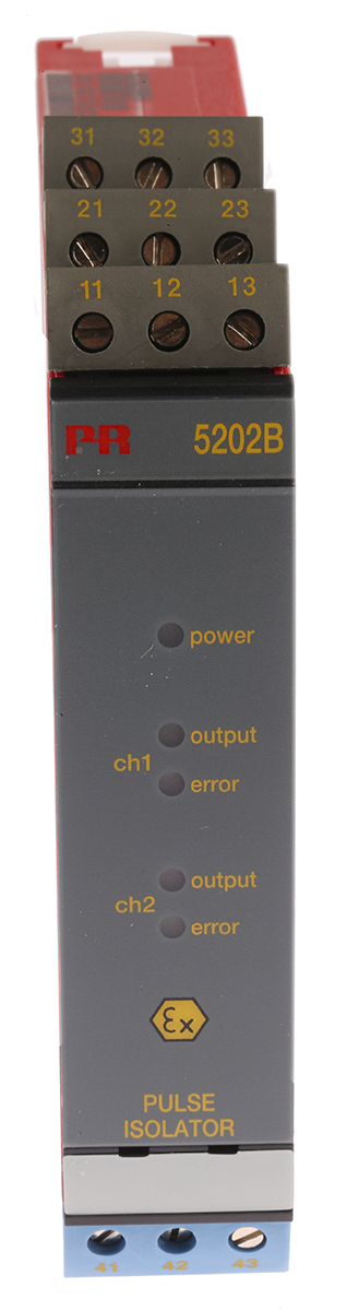 PR Electronics 2 Channel Galvanic Barrier, Pulse, ATEX