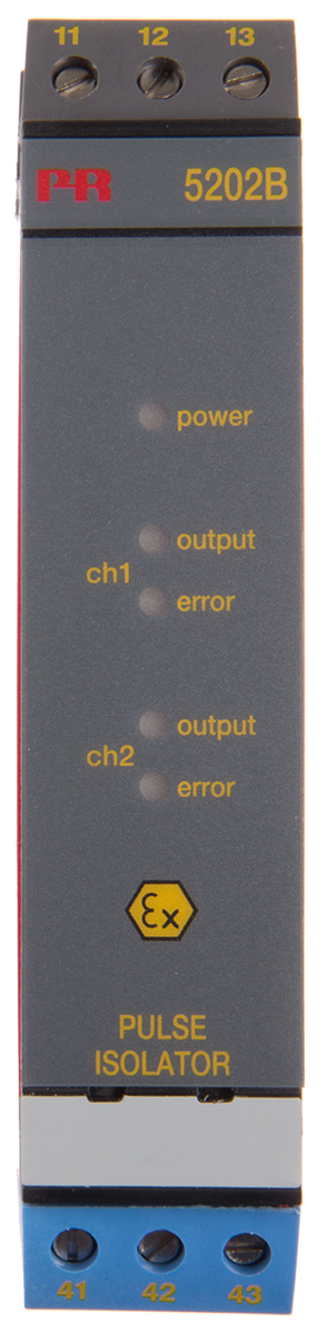5202b2 PR Electronics 2 Channel Galvanic Barrier, ATEX
