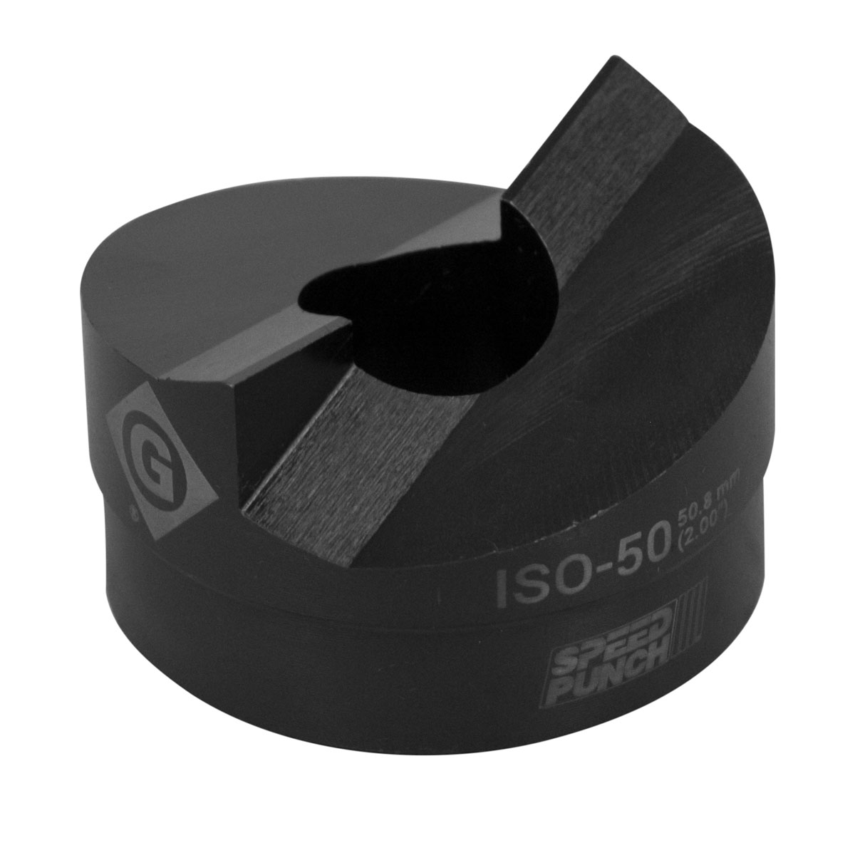 Greenlee , 1 Piece Punch & Die Set, 50.8 mm, kit contents: Iso 50, Iso 40, Iso 63, Speed Lock & Draw Stud 9.5 mm For Iso