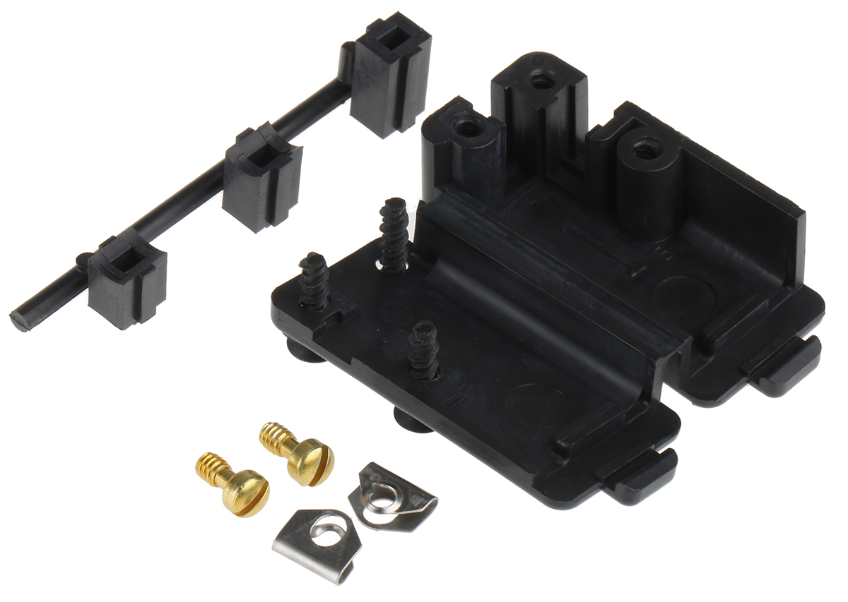 5207908-1 TE Connectivity AMPLIMITE HD-20 Series Plastic Right Angle D-Sub Backshell, 9 Way