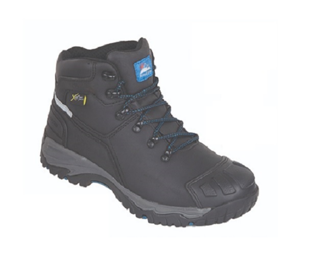 Himalayan HIMALAYAN Black Steel Toe Capped Unisex Safety Boots 9, EU 43 European Standard EN ISO 20345