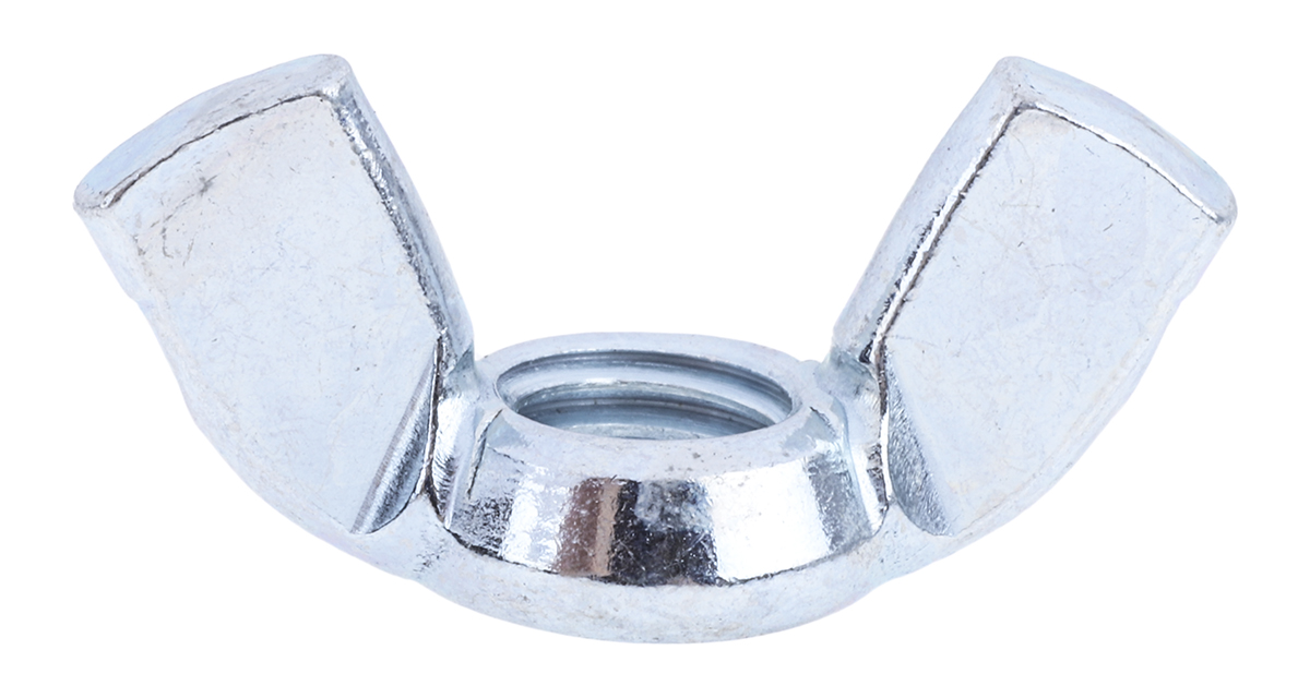 521-888 RS PRO 36 mm Bright Zinc Stainless Steel Wingnut, M8