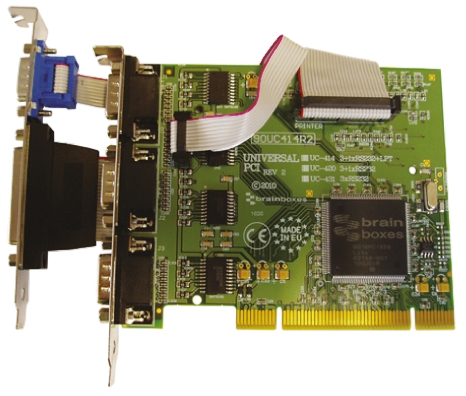 Brainboxes 4 Port PCI RS232 Serial Card