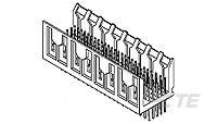 TE Connectivity, Z-PACK 2 mm Pitch High Speed Backplane Connector, Vertical Male, 5 Row, 60 Way