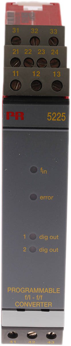 PR Electronics 5000 Series Signal Conditioner, Frequency Input, Voltage, Current, Relay Output, 19.2V dc, 28.8 V dc