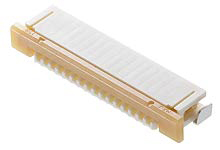 Molex, 52271 1 mm Pitch 12 Way Right Angle Female FPC Connector, Solder