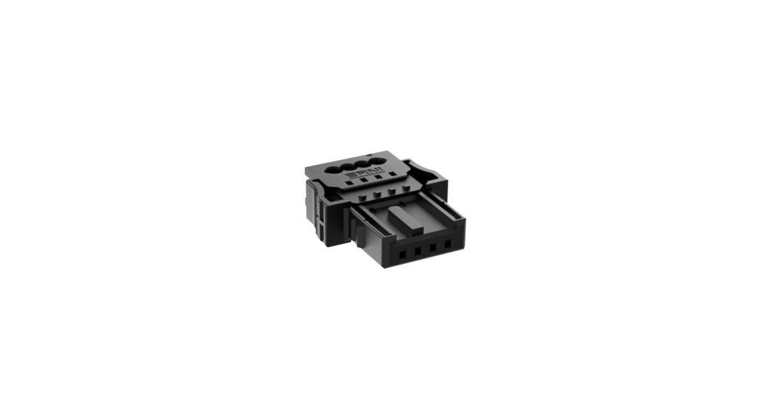 ERNI 4-Way IDC Connector Female for Cable, IDC, 1 Row