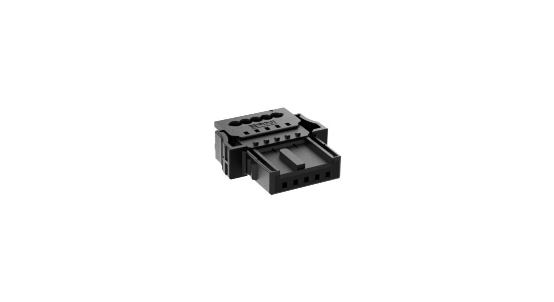 ERNI 5-Way IDC Connector Female for Cable, 1 Row
