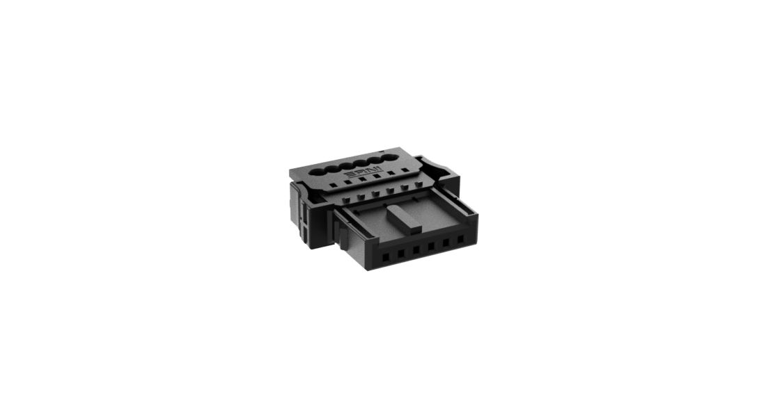 ERNI 6-Way IDC Connector Female for Cable, IDC, 1 Row