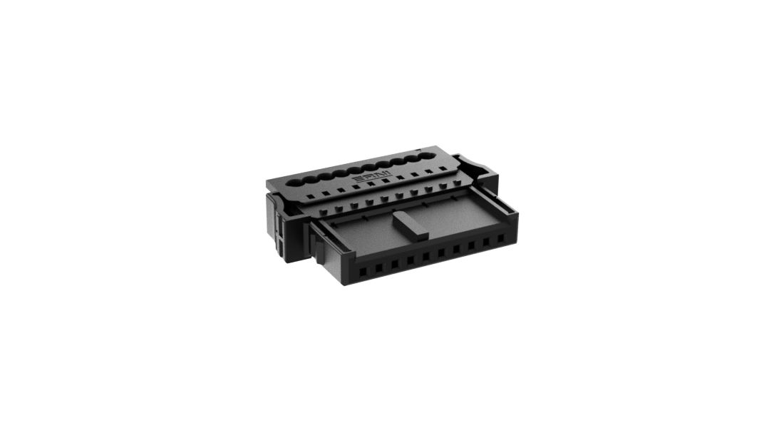 ERNI 10-Way IDC Connector Female for Cable, 1 Row