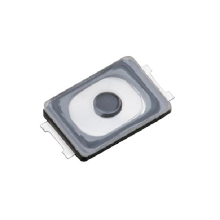 Panasonic IP67 Black Push Plate Tactile Switch, SPST 20 mA Surface Mount