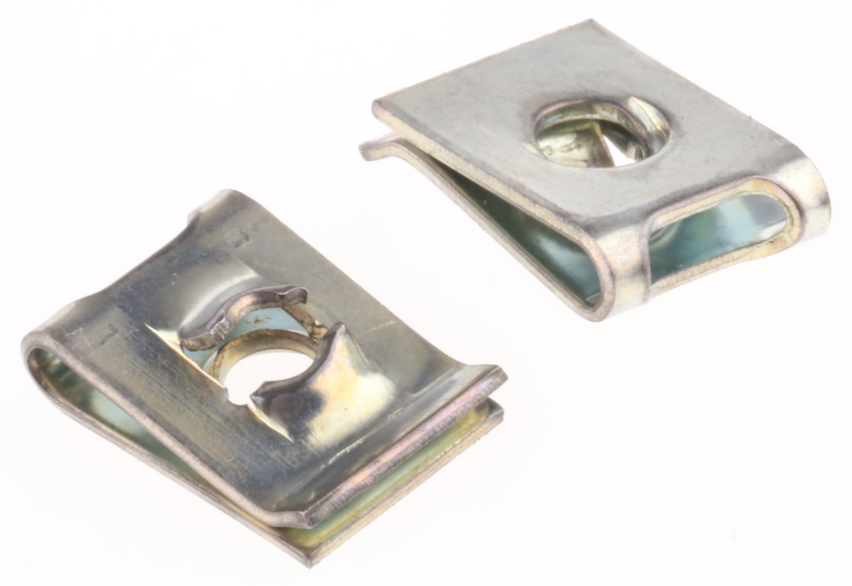 RS PRO Steel M4 Captive Nut