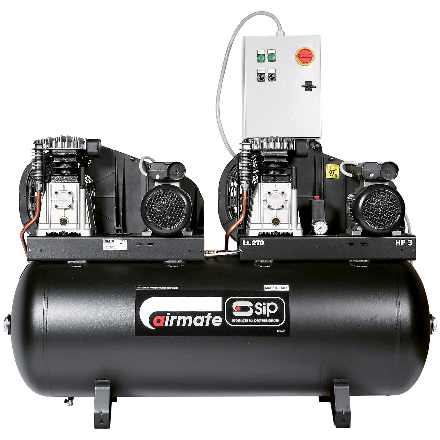 SIP Air Compressor, 10 bar, 170 kg, 270 L