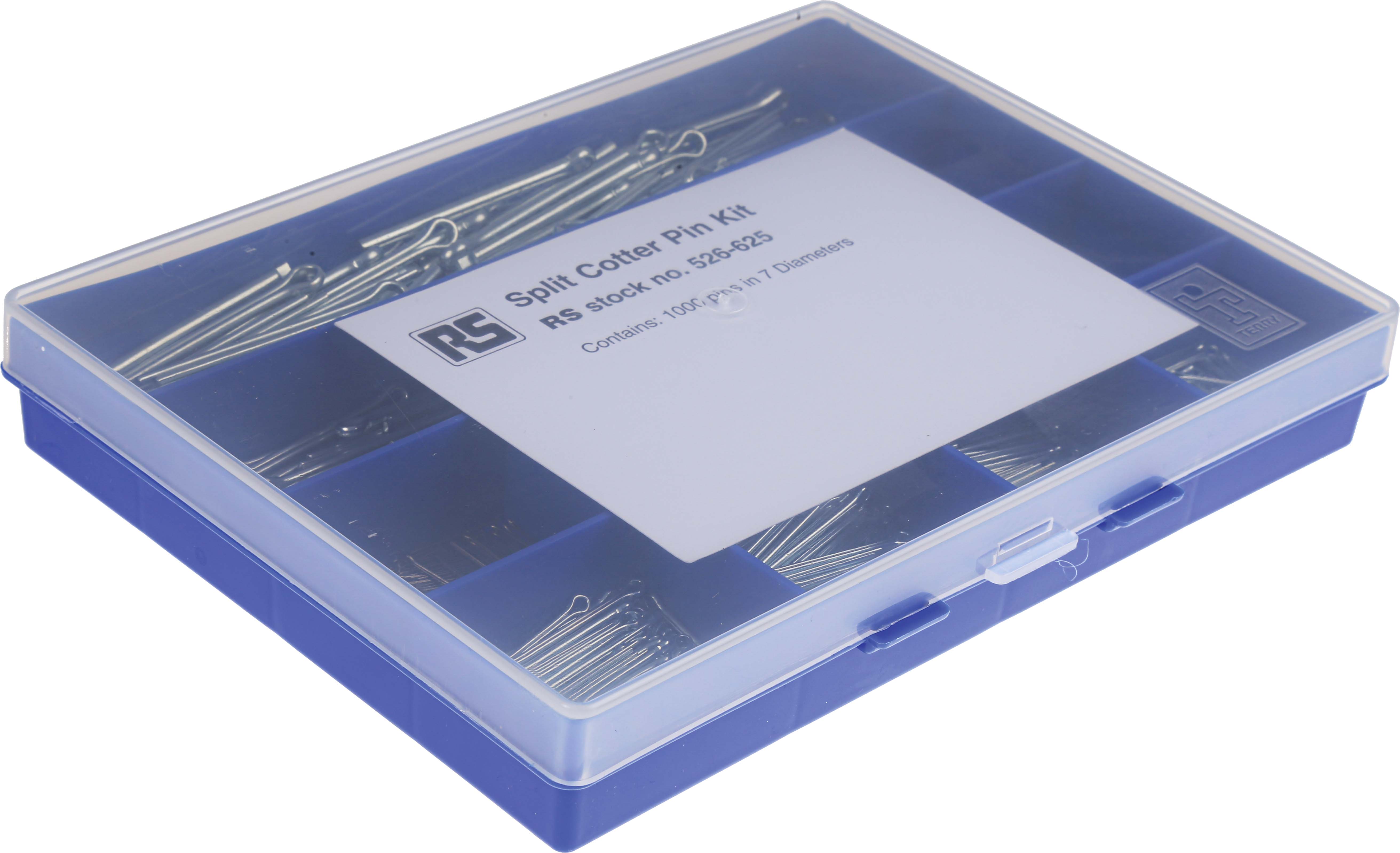 526-625 RS PRO 50.8 mm Bright Zinc Steel Split Pin, 4 mm Diameter