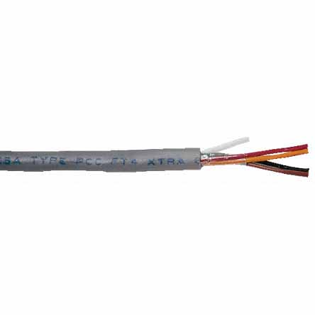 Alpha Wire Xtra-Guard 1 Performance Cable Series Data Cable, 9 Pairs, 100 m, Grey Sheath Polyvinyl Chloride