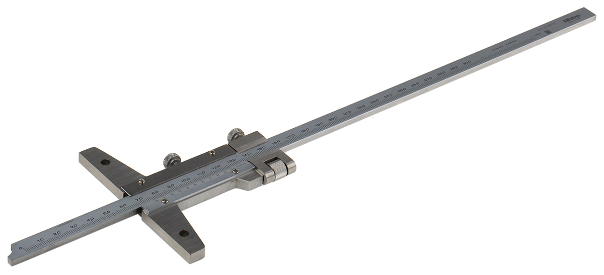 527-103 Mitutoyo  300 mm Metric Depth Gauge, Stainless Steel, 350 g