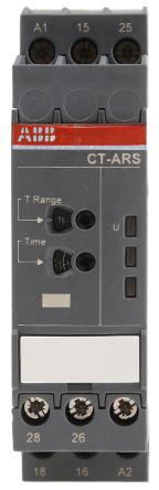 ABB OFF Delay Single Timer Relay, Screw, 0.05 s → 10 min, DPDT, 2 Contacts, SPDT