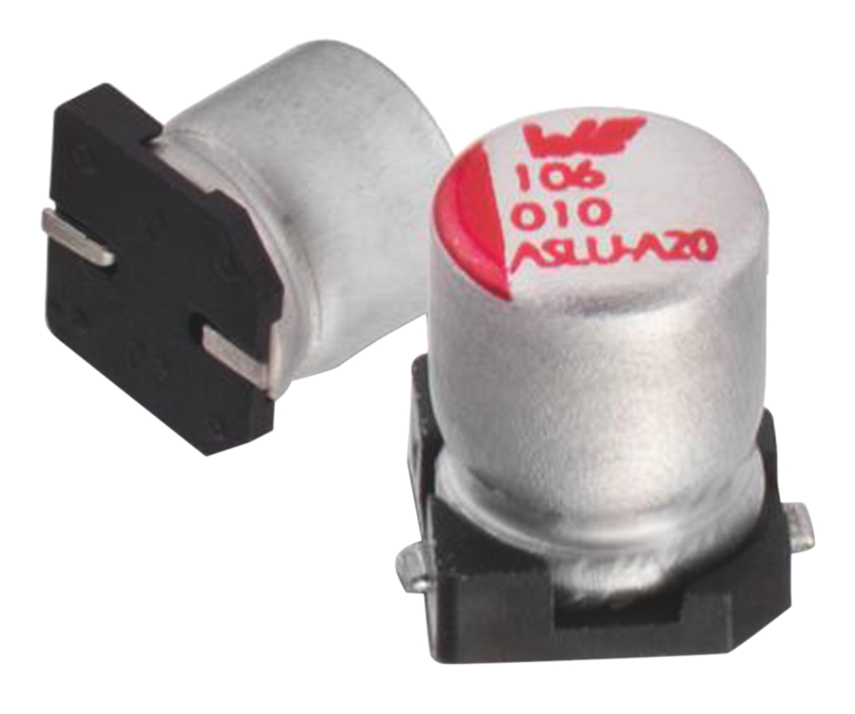 Wurth Elektronik 2.2μF Aluminium Electrolytic Capacitor 35V dc, Surface Mount - 865090540001