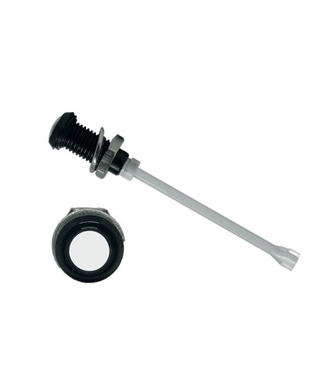 RHD-1890-F9P67PR Bivar, Panel Mount Vertical LED Light Pipe, Clear Round Lens