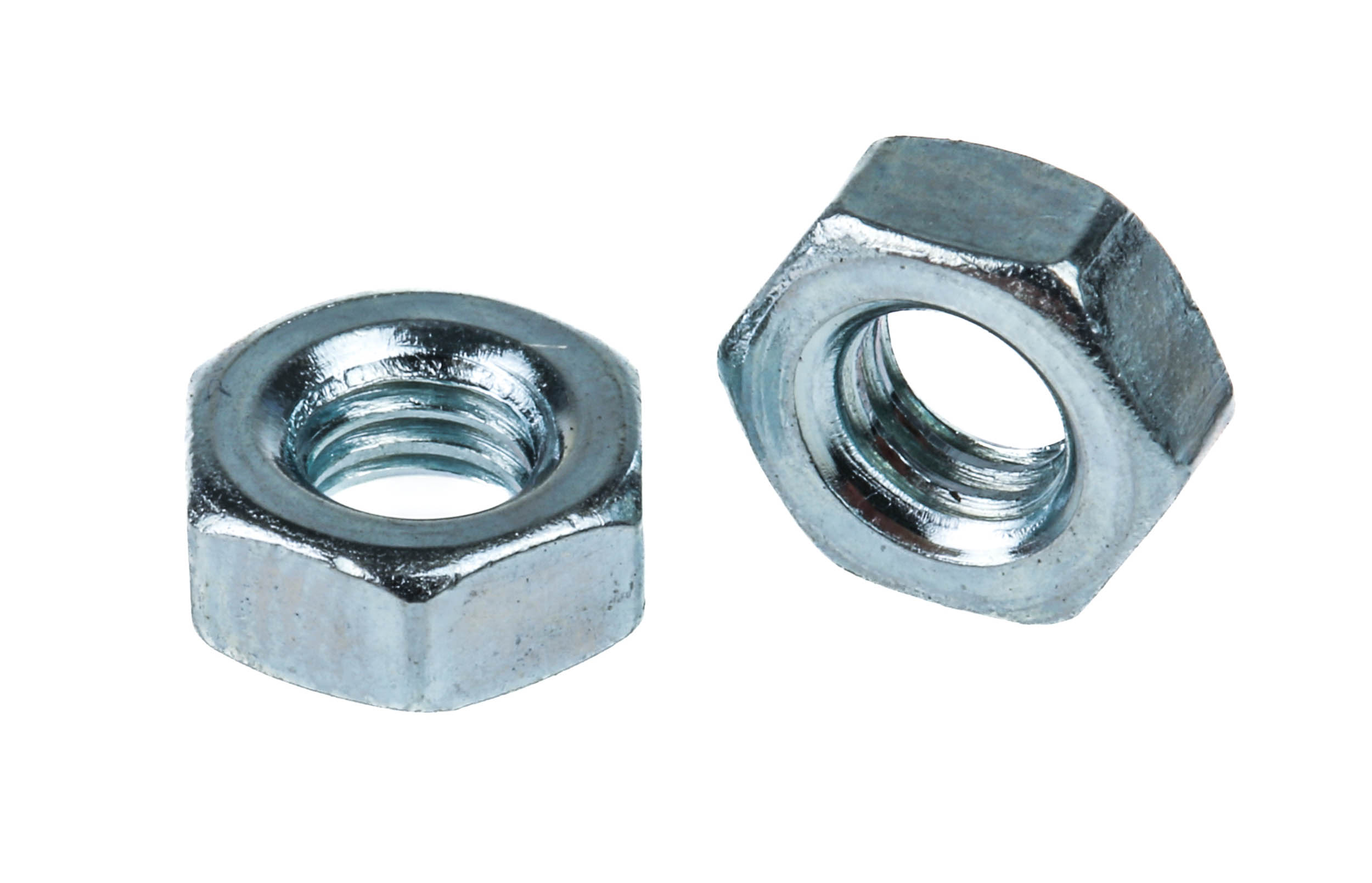 530-078 RS PRO, Bright Zinc Steel Hex Nut M12, DIN 934