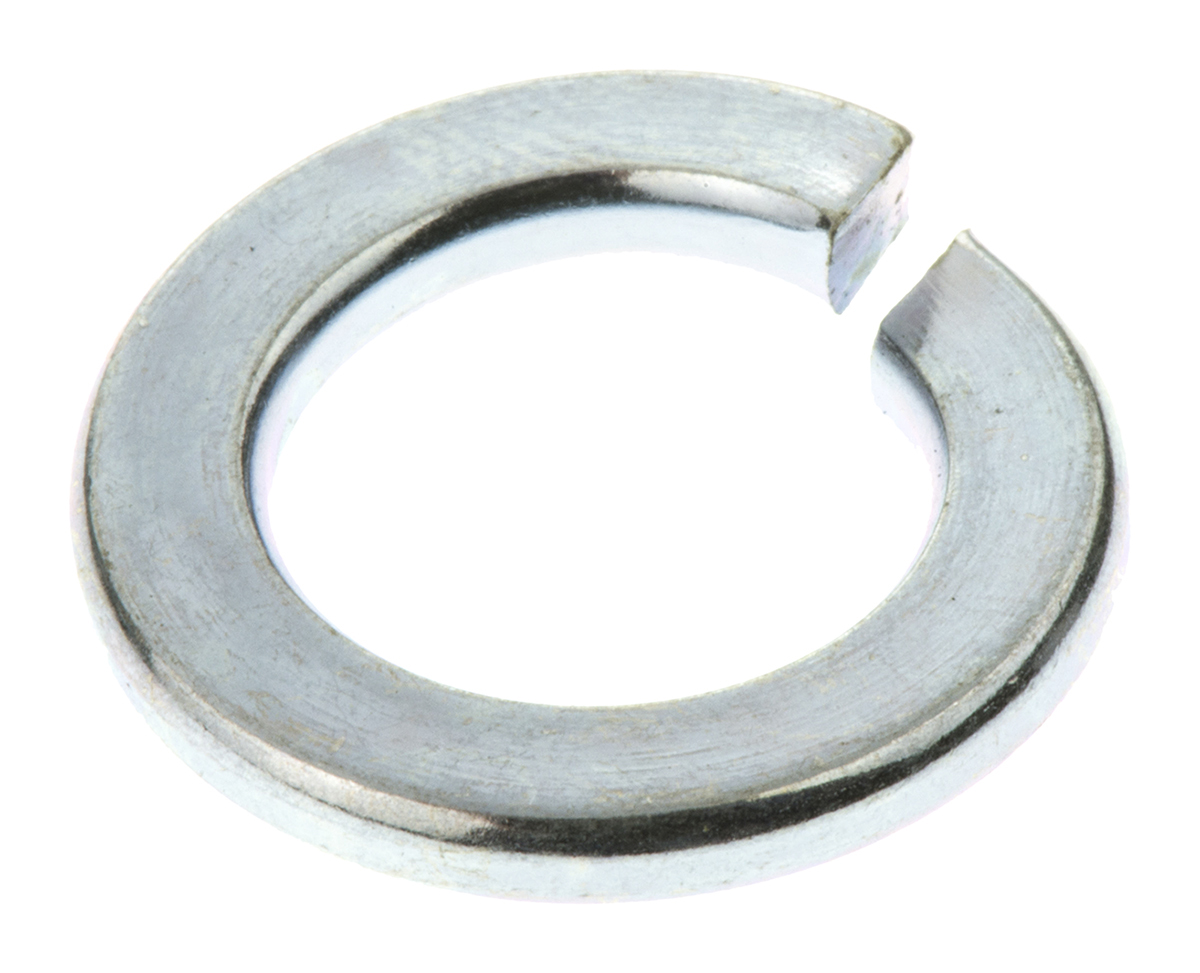 RS PRO Steel Bright Zinc Lock Washers, M12, DIN 7980