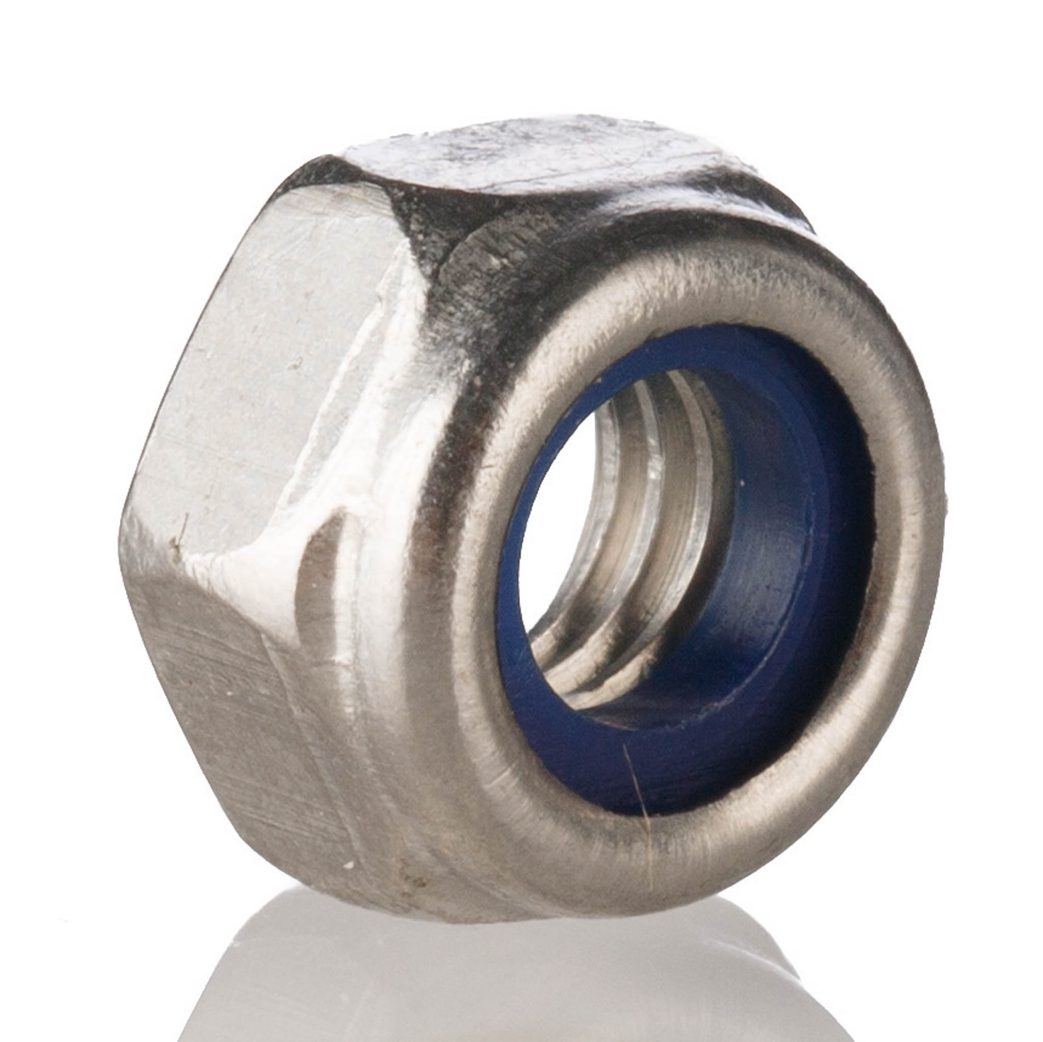 530-393 RS PRO, Bright Zinc Steel Locknut, DIN 982
