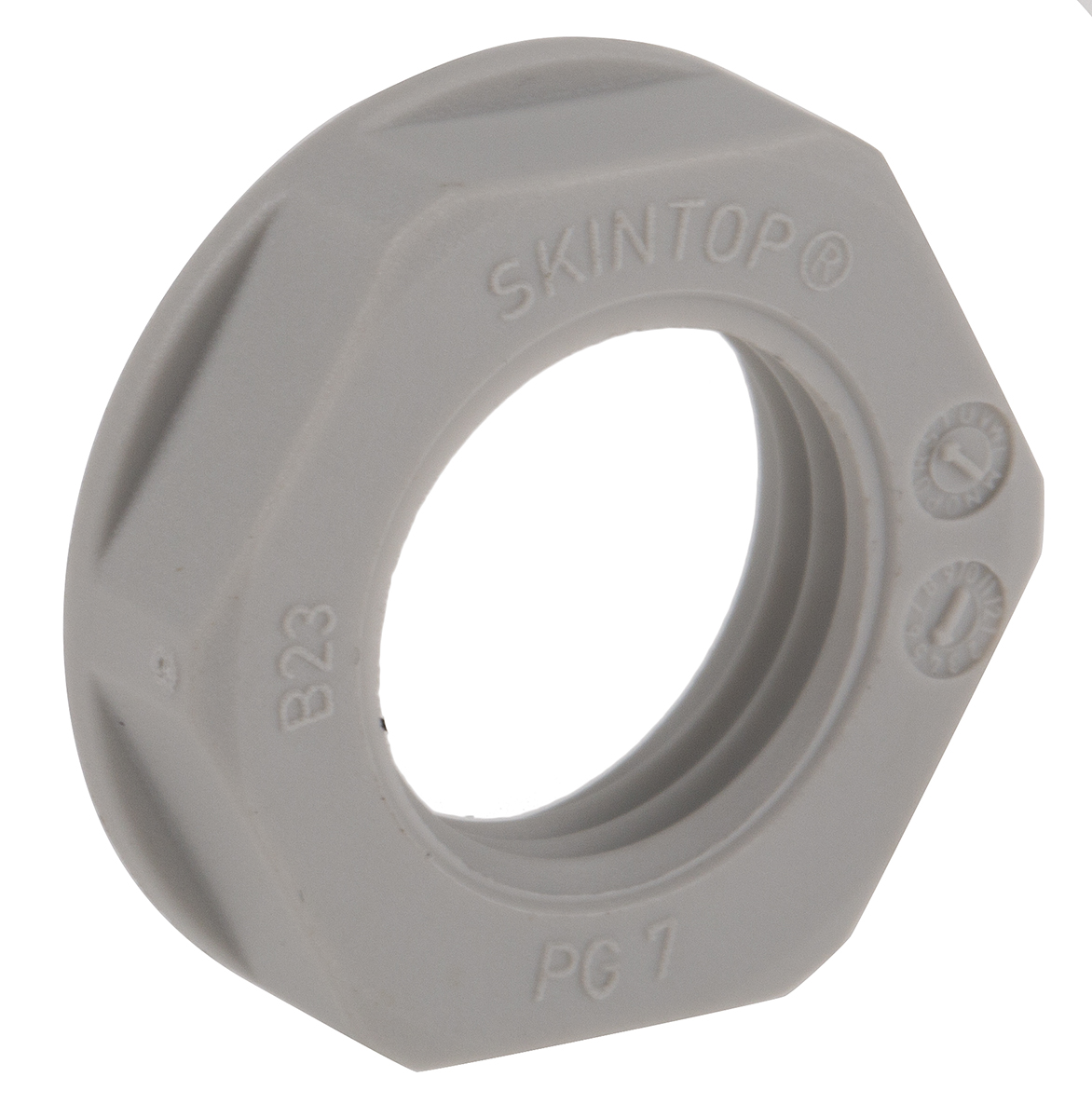 Lapp Grey Polyamide Cable Gland Locknut, PG7 Thread