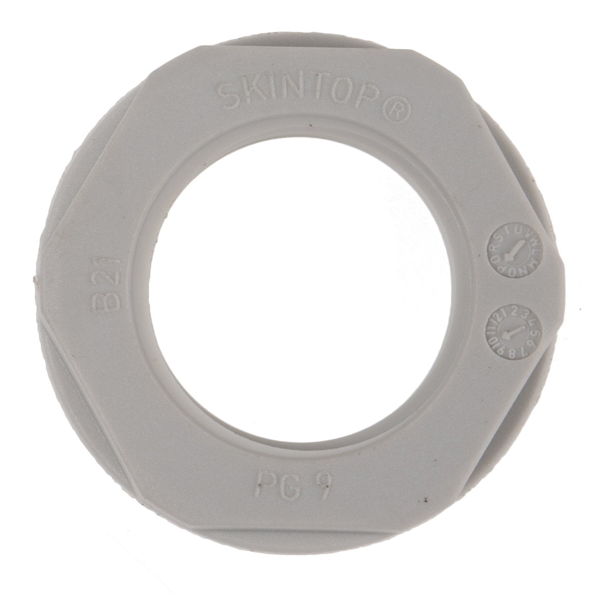 53019011 Lapp Grey Polyamide Cable Gland Locknut, PG9 Thread