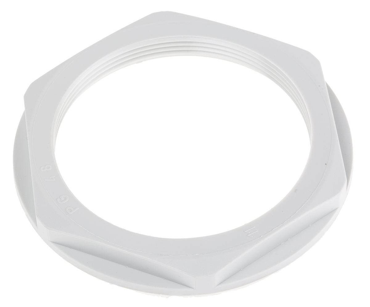 53019091 Lapp Grey Polyamide Cable Gland Locknut, PG48 Thread