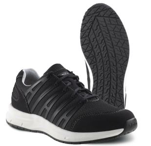 Jalas 5302 Unisex Black, White Safety Shoes, UK 2, EU 35