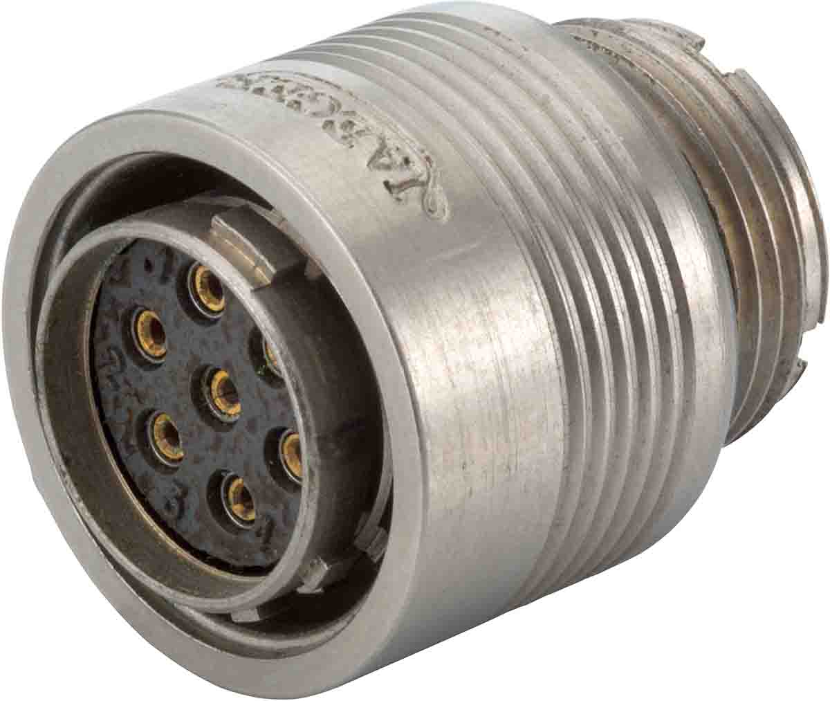 Jaeger Circular Connector, 7 Contacts, Cable, Miniature Connector, Socket, Female, IP65, 5302 Series