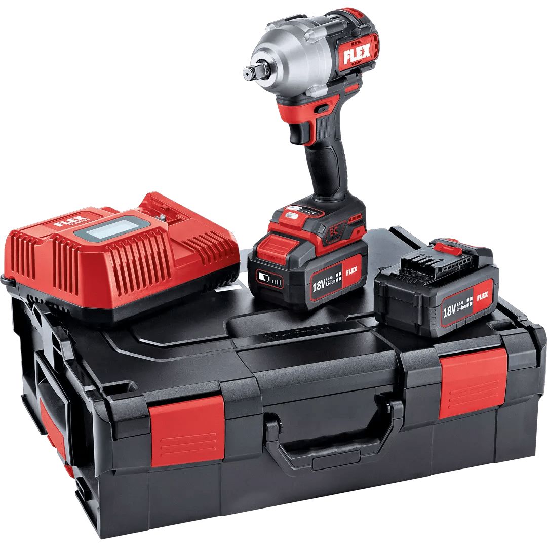Flex 1/2 in 18V, 8 Ah Cordless Impact Wrench