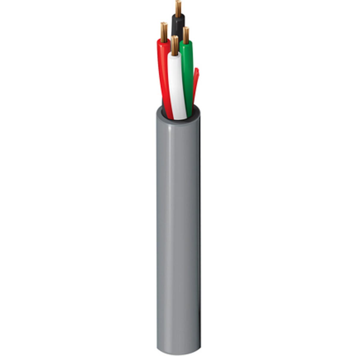 Belden 5302UE Control Cable, 4 Cores, 0.82mm² 18 AWG, Unscreened, 152 m, Grey Polypropylene Sheath