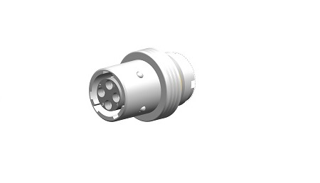 Jaeger Circular Connector, 4 Contacts, Socket, Female, IP50, IP54, IP65, Mini Push Pull Series