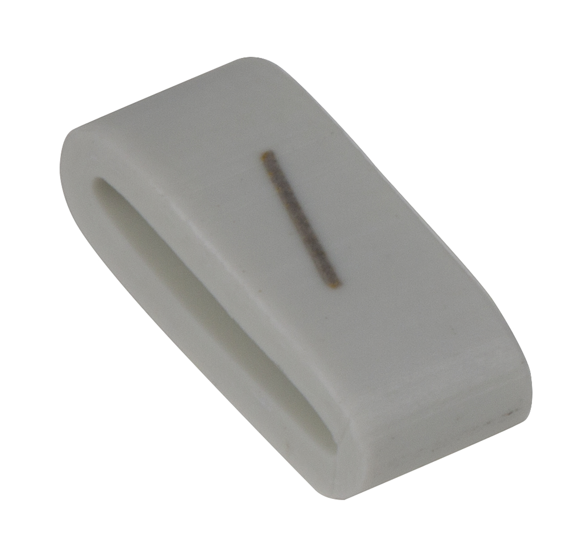HellermannTyton HODS85 Slide-On Cable Marker, Black, Pre-printed "/", 6.3 mm Cable White, 1.8 mm Cable, 531-08011