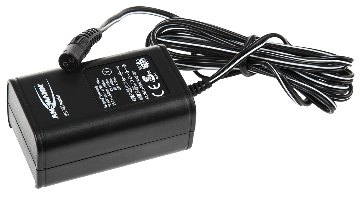 5311103 Ansmann 3.6 W AC/DC Adapter AC/DC Adapter Australia, EU, UK, US 12V dc, 3 V dc, 4.5 V dc, 5 V dc, 6 V dc, 7.5 V dc, 9 V