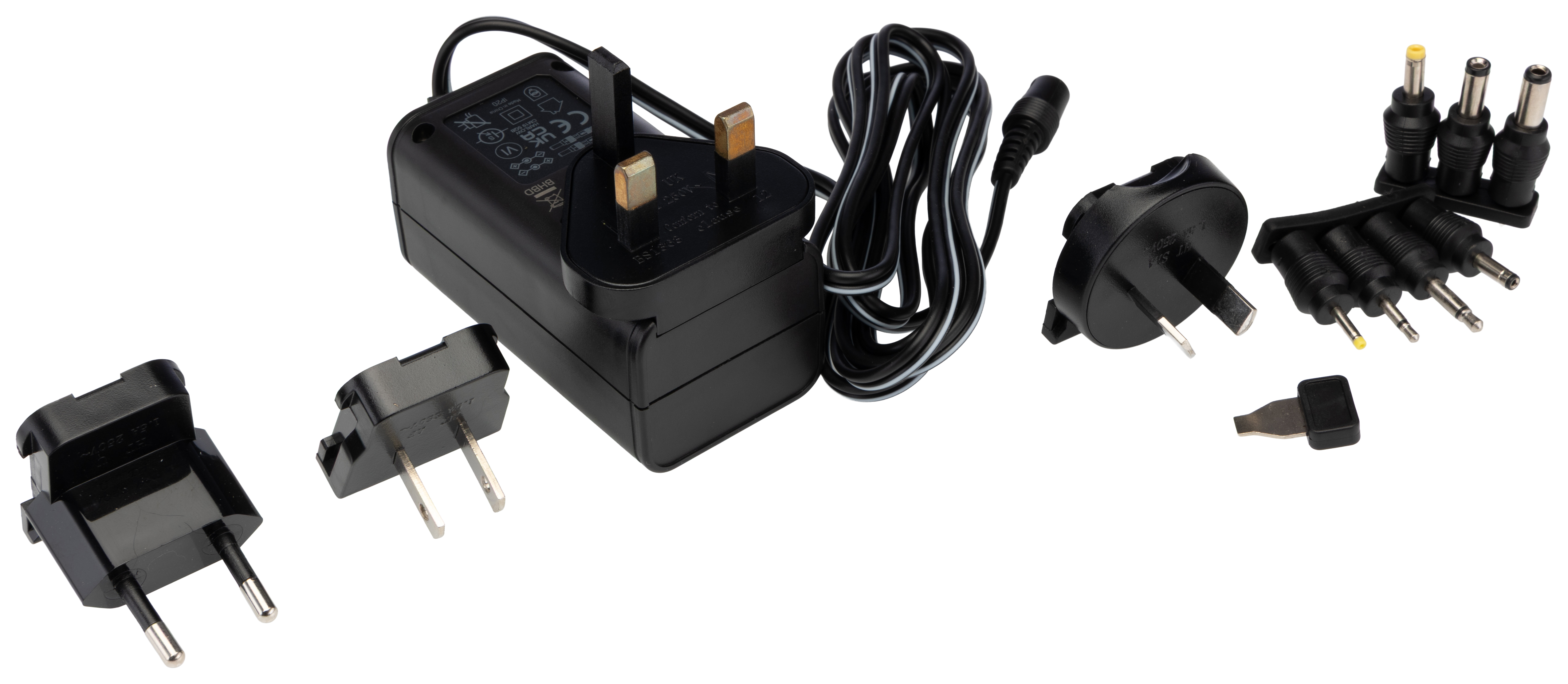 Ansmann 12 W AC/DC Adapter AC/DC Adapter Australia, EU, UK, US 12V dc, 3 V dc, 4.5 V dc, 5 V dc, 6 V dc, 7.5 V dc, 9 V