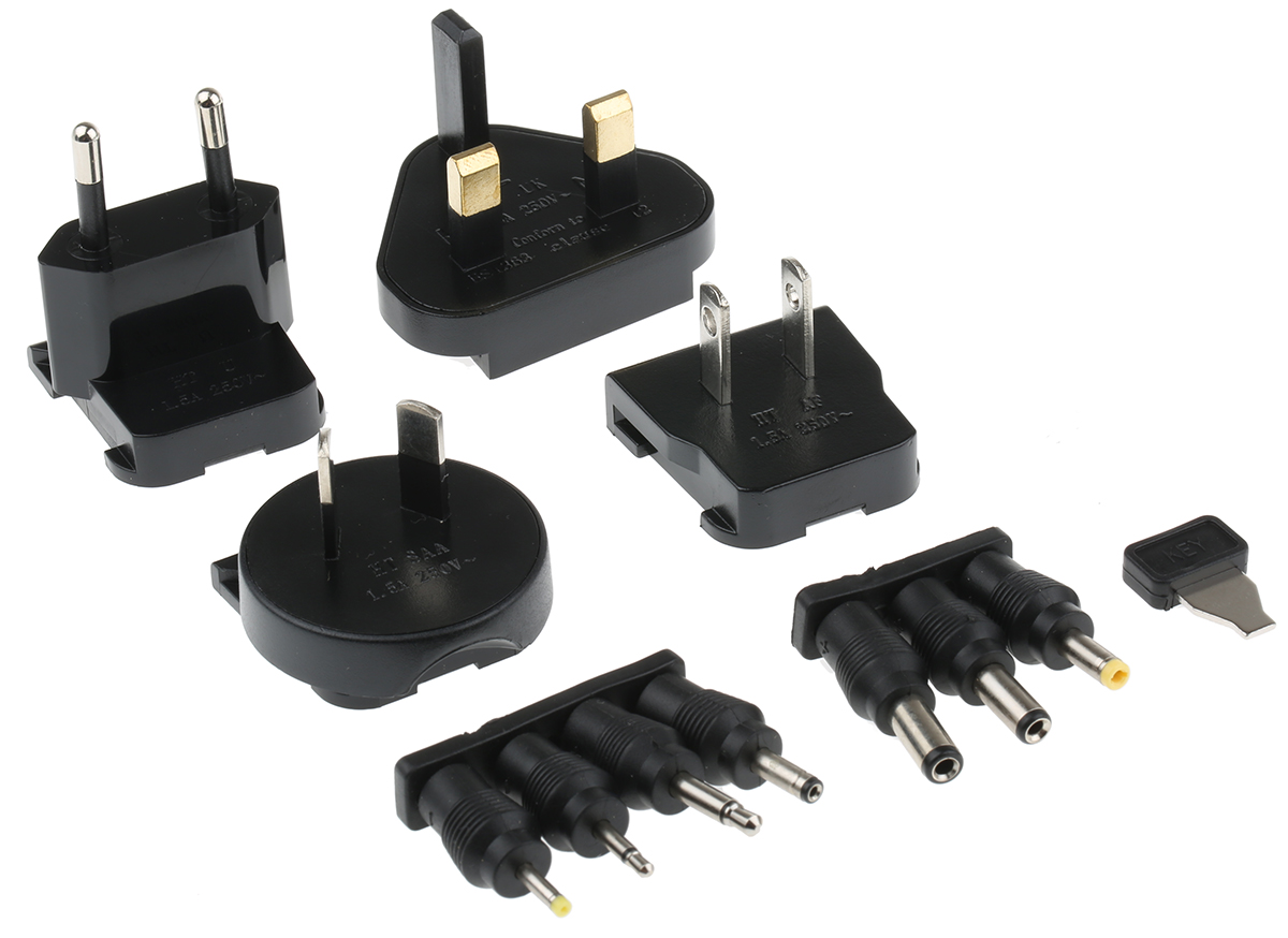 5311123 Ansmann 18 W AC/DC Adapter AC/DC Adapter Australia, EU, UK, US 12V dc, 3 V dc, 4.5 V dc, 5 V dc, 6 V dc, 7.5 V dc, 9 V