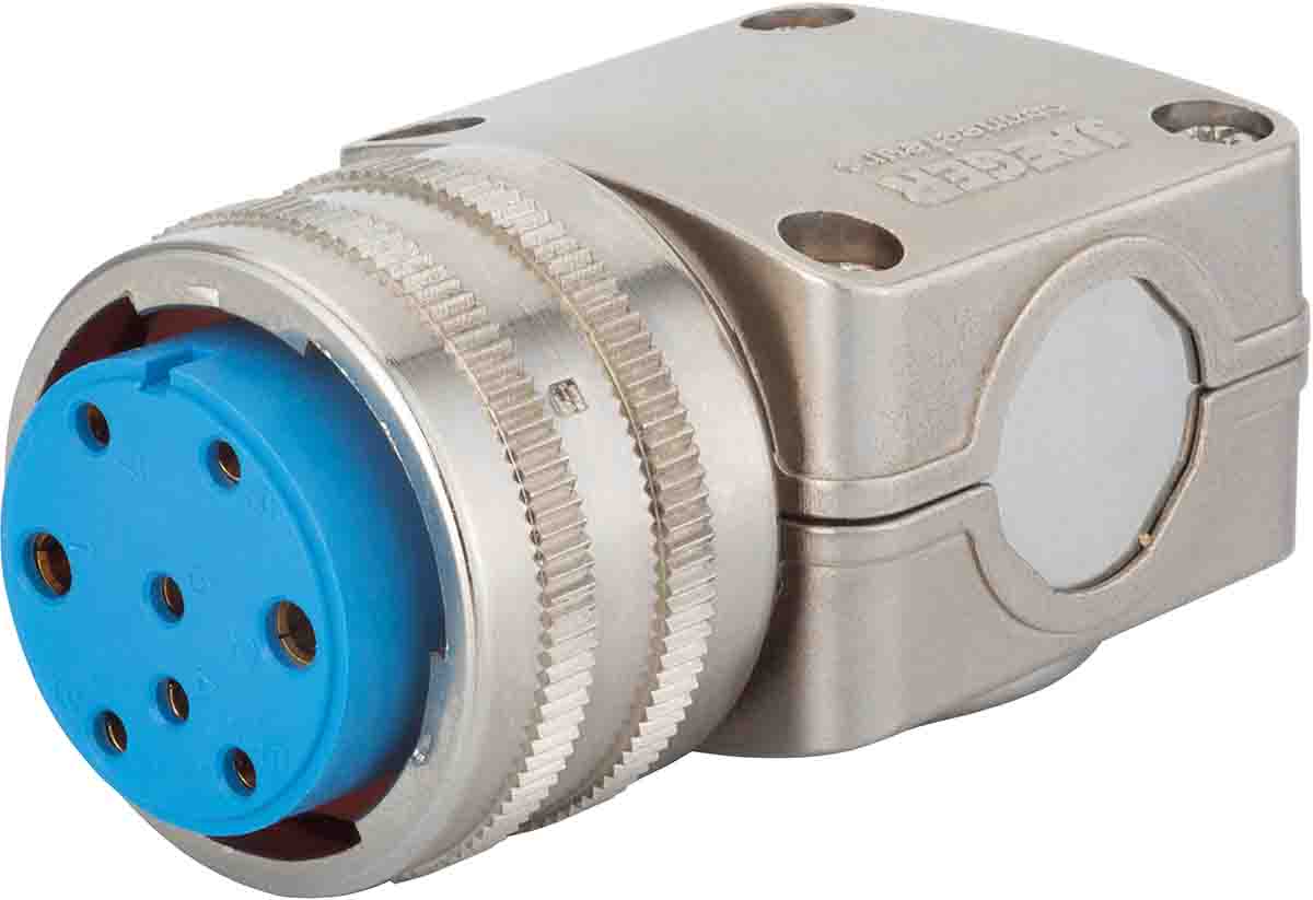 Jaeger Circular Connector, 8 Contacts, Cable, Standard Connector, Female, IP50, IP54