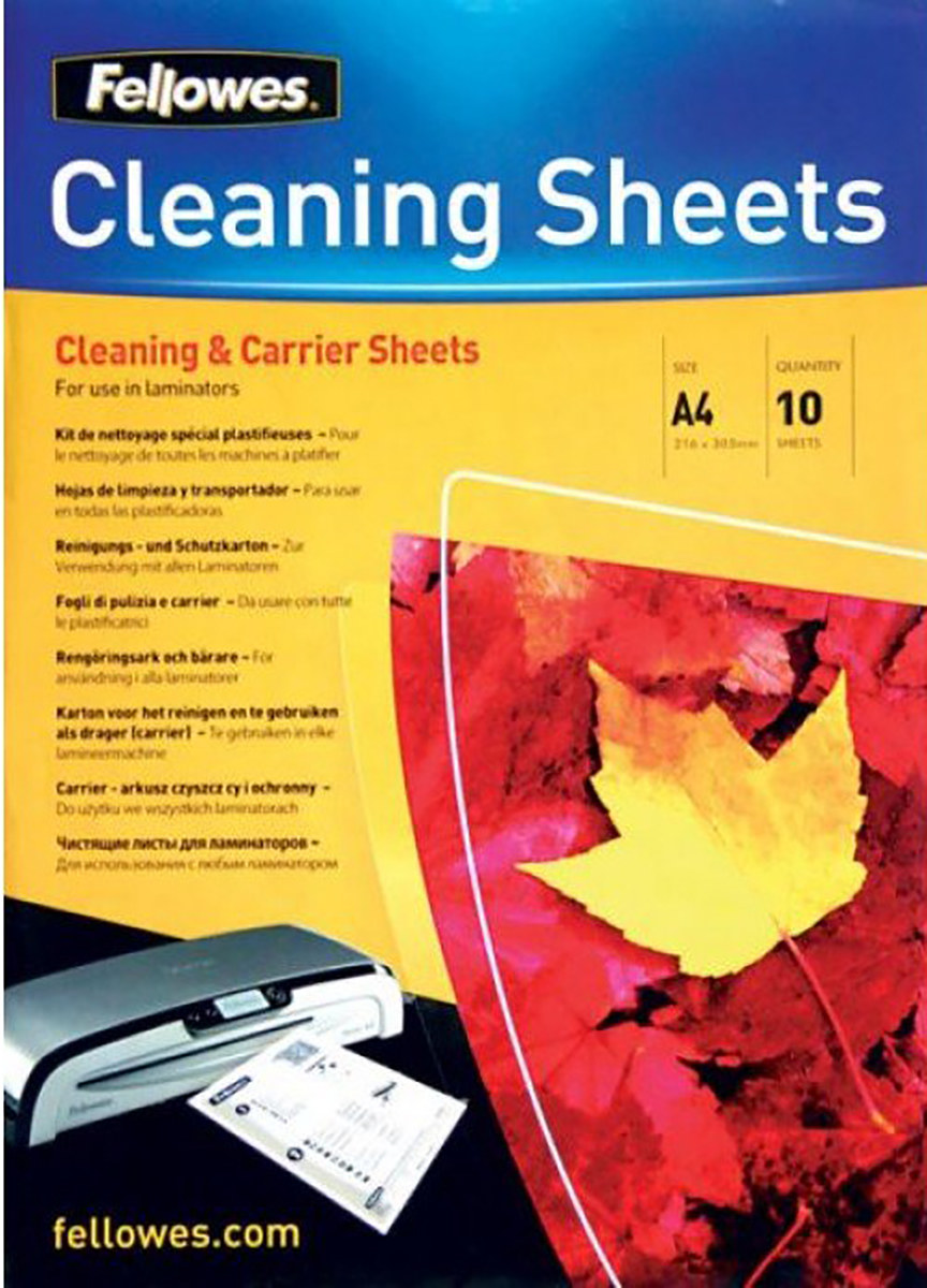 Fellowes A4 Laminator Cleaning Sheets